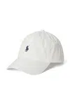 Bavlněná baseballová čepice Polo Ralph Lauren oranžová barva, hladká, 710667709