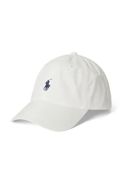 Bavlněná baseballová čepice Polo Ralph Lauren béžová barva, hladká, 710667709