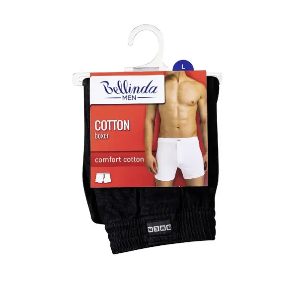 Bellinda Pánské bavlněné boxerky vel. L 1 ks černé