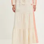 Sukně adidas Originals Skirt béžová barva, maxi, áčková, KC0768