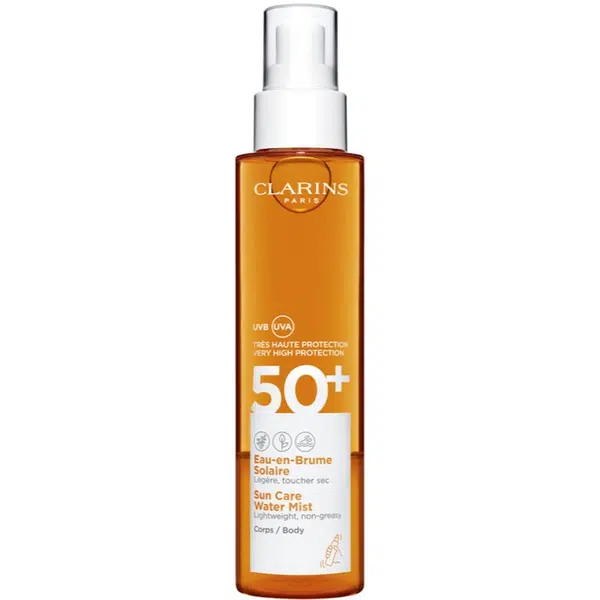 Clarins Sun Care Water Mist transparentní mlha na opalování SPF 50+ 150 ml