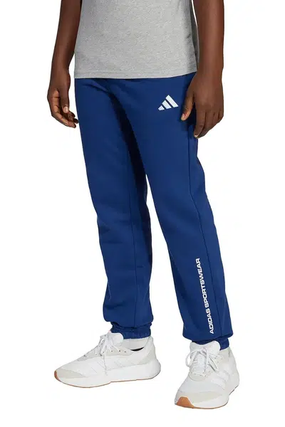 Dětské tepláky adidas tmavomodrá barva, s potiskem, KC2780