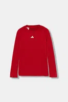 Dětské tričko s dlouhým rukávem adidas Performance červená barva, s potiskem, JW7960