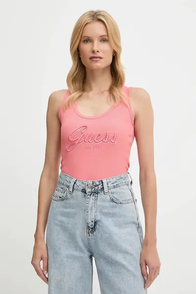 Top Guess RAISSA oranžová barva, W5YP00 KCXJ2