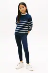 Legíny Tommy Hilfiger tmavomodrá barva, KG0KG08628