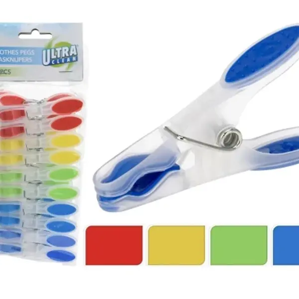 Kolíčky na prádlo (20 ks) Ultra Clean, barevné