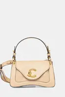 Kožená kabelka Coccinelle COCCINELLE C-ME CALF