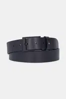 Kožený pásek Tommy Hilfiger pánský, černá barva, AM0AM13016
