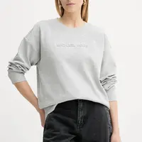 Mikina MICHAEL Michael Kors dámská, šedá barva, s aplikací, MT551QB5MF