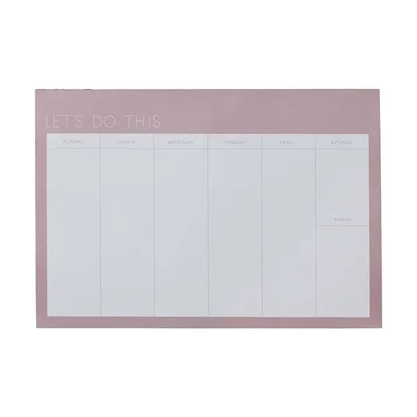 Týdenní plánovač Design Letters Weekly Planner