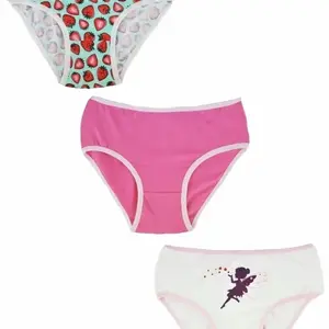 Baby Nellys Dívčí bavlněné kalhotky, Strawberry