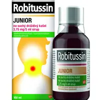 Robitussin Junior na suchý dráždivý kašel 3,75 mg/5 ml sirup 100 ml