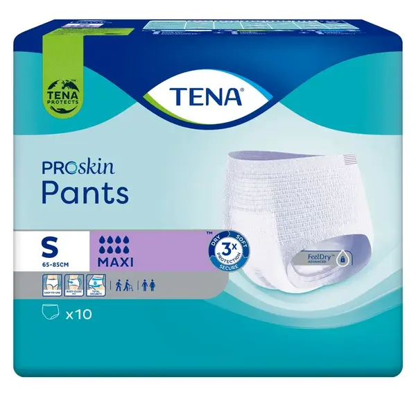 Tena Pants ProSkin Maxi S inkontinenční kalhotky 10 ks