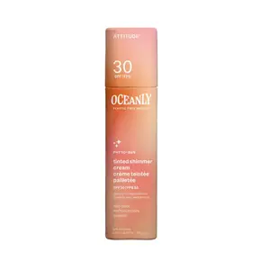 ATTITUDE Oceanly Tónující třpytivý hydratační krém SPF30 30 g