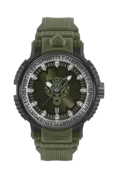 Hodinky PLEIN SPORT zelená barva, PSEDA0524