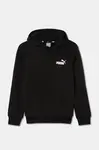 Dětská mikina Puma ESS Tape Hoodie černá barva, s kapucí, hladká, 848818