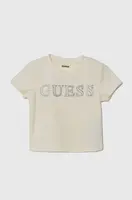 Dětské tričko Guess béžová barva, J4YI48 KBXI2
