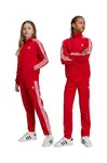 Dětské tepláky adidas Originals červená barva, s aplikací, IY9806
