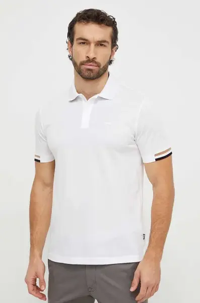 Bavlněné polo tričko BOSS Parlay 147