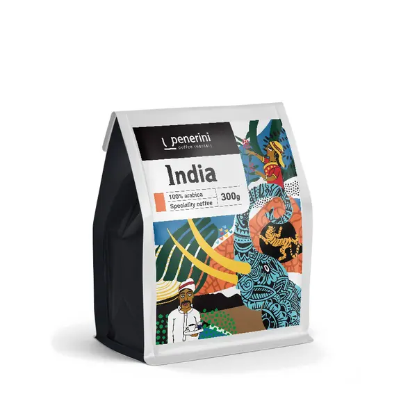 Penerini India Bababudan 100% arabika zrnková káva 300 g
