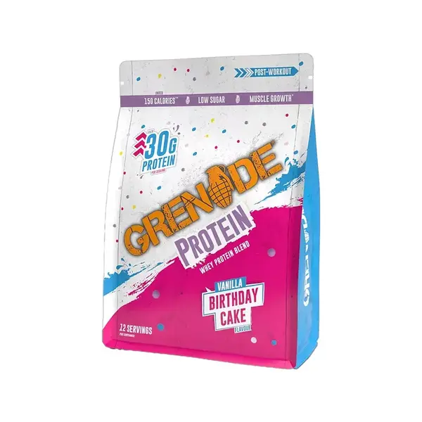 Grenade Whey Protein 480g - vanilkový narozeninový dort