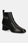 Kožené kotníkové boty Karl Lagerfeld BONNIE