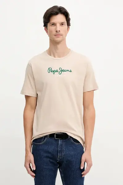 Bavlněné tričko Pepe Jeans Eggo N