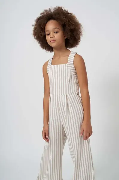 Dětský overal Mayoral béžová barva