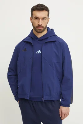 Mikina adidas Tiro pánská, tmavomodrá barva, vzorovaná, JC6668