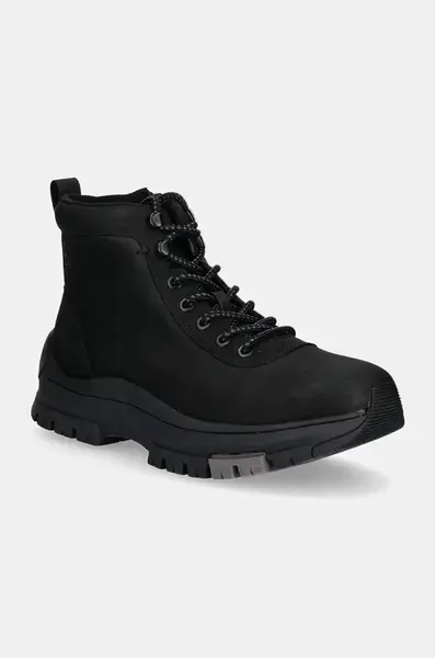 Kožené trapery Calvin Klein Jeans HYBRID WP BOOT LACEUP REBELLIOUS