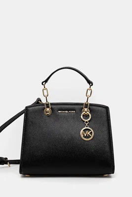 Kožená kabelka MICHAEL Michael Kors černá barva, 32S4GCYC1T