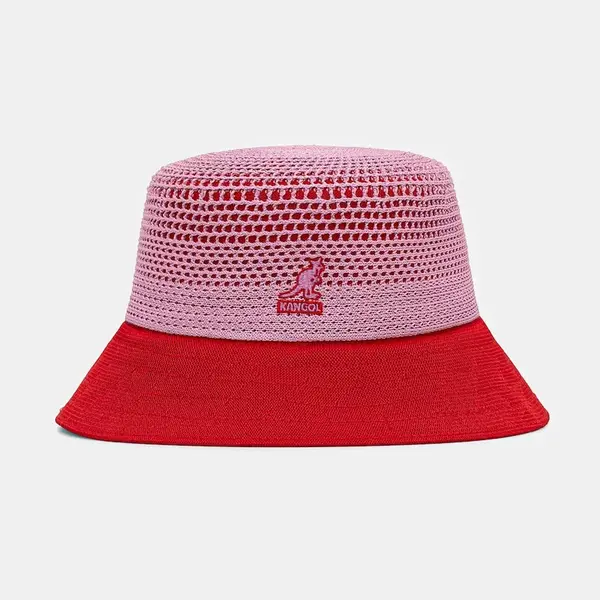 Klobouk Kangol DOUBLE MESH LAHINCH růžová barva, K3745.PS664