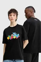 Bavlněné tričko Inbetweeners černá barva, s potiskem, S5TWUATH035