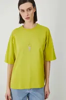 Bavlněné tričko Medicine dámské, zelená barva