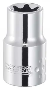 Hlavice nástrčné Torx E-profil 1/2"  (různé velikosti) Tona Expert Velikost: E22