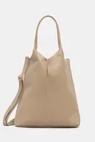 Kožená kabelka Answear.LAB béžová barva