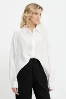 Košile Answear.LAB dámská, bílá barva, relaxed, s klasickým límcem