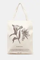 Bavlněná kabelka Samsoe Samsoe SAPRINT béžová barva, U25200001