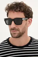 Sluneční brýle Zegna pánské, černá barva, EZ0237_5501A