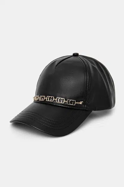 Kšiltovka Guess černá barva, s aplikací, AW5260 POL01