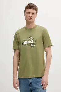 BOSS Bavlněné tričko BOSS