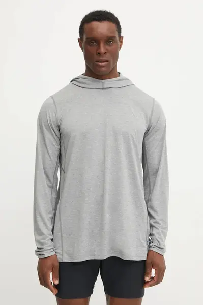 Sportovní mikina Fjallraven Abisko šedá barva, F87199