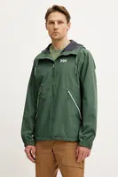 Nepromokavá bunda Helly Hansen Sandoy pánská, zelená barva, 54320