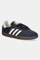 Kožené tenisky adidas Originals Samba OG tmavomodrá barva, ID2056
