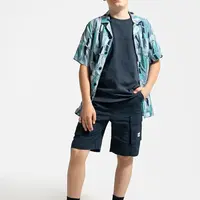 Kraťasy Coccodrillo tmavomodrá barva, nastavitelný pas, HOLIDAY SPLASH BOY JUNIOR