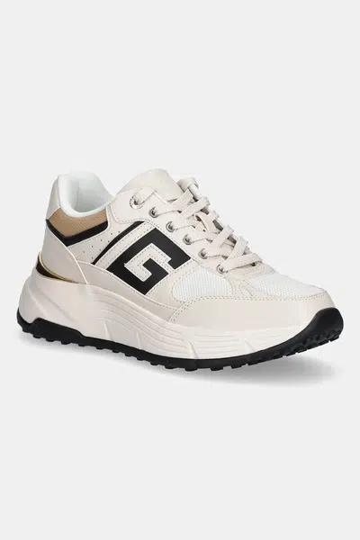 Tenisky Guess FONZI dámské, béžová barva, FLTFON FAB12