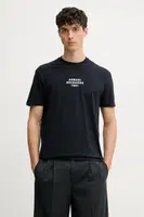Bavlněné tričko Armani Exchange tmavomodrá barva, s aplikací, XM000540 AF10362