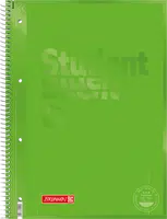 Student blok A4 CC, zelený, linka, 80listů, 90g