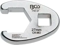 Klíče ploché otevřené 1/2", různé rozměry - BGS technic Velikost: 27 mm