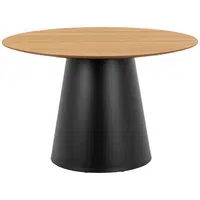 MID.YOU JÍDELNÍ STŮL, dub, vícebarevná, černá, barvy dubu, 120/120/75 cm